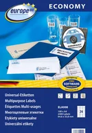 Etykiety do drukarek - Avery Zweckform Etykiety ZF ECONOMY A4 64 6x33 8mm białe ELA008 ZWECKFORM 4260167150499 - miniaturka - grafika 1