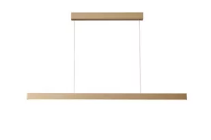 Ledowa lampa wisząca Olivier AZ5110 50W długa złota - Lampy sufitowe - miniaturka - grafika 1