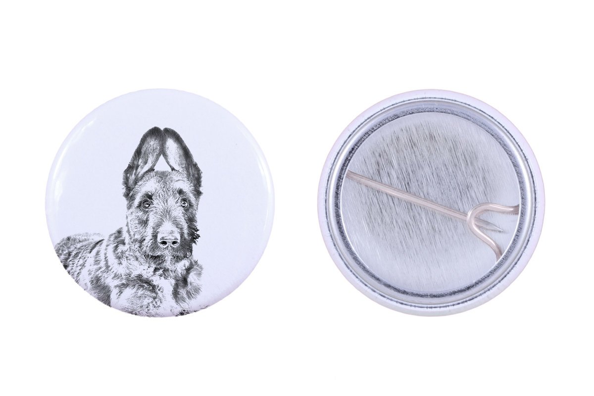 Laekenois Owczarek belgijski - przypinka z twoim psem, dodaj własne foto, marka Art-Dog