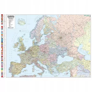 Piętka Mapa ścienna Europy. Polityczno-drogowa 1:4 300000 - Mapy i plansze edukacyjne - miniaturka - grafika 1