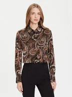 Koszule damskie - Guess Koszula W5BH78 W2770 Brązowy Regular Fit - miniaturka - grafika 1