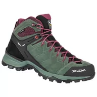 Buty trekkingowe damskie - Buty damskie Salewa Ws Alp Mate Mid Wp Rozmiar butów (UE): 37 / Kolor: zielony/czerwony - miniaturka - grafika 1