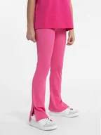 Legginsy - 4F Legginsy 4FJAW23TTIGF097 Różowy Slim Fit - miniaturka - grafika 1