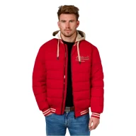 Odzież taktyczna i umundurowanie - PITBULL kurtka męska przejściowa z kapturem Hidden '24 - Czerwona - miniaturka - grafika 1