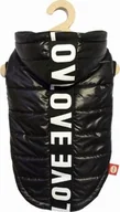 Ubranka dla psów - LAB PCHEŁKA-KURTKA LOVE CZARNY"M" - miniaturka - grafika 1