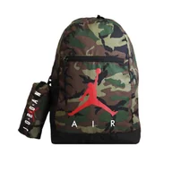 Plecaki szkolne i tornistry - Plecak szkolny Air Jordan School Pencil Case Backpack Camo + Piórnik - 9B0503-650 - miniaturka - grafika 1