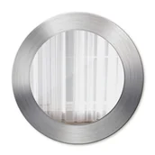 Lustra - Okrągłe Lustro Ścienne Imitacja metalu 50cm - miniaturka - grafika 1