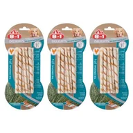 Przysmaki dla psów - Przysmak dla psa 8IN1 Delights Pro Dental Twisted Sticks (30 szt.) 3 x 55 g - miniaturka - grafika 1