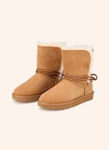 Ugg Botki Bailey Tie braun - UGG - Botki damskie - miniaturka - grafika 1