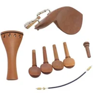 Instrumenty smyczkowe - Kołki Strunociąg Podbródek do Skrzypiec 4/4 ZESTAW - miniaturka - grafika 1