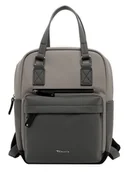 Plecaki - Tamaris Plecak "Gianna" w kolorze szarobrązowo-szarym - 31 x 34 x 17 cm - miniaturka - grafika 1