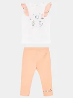 Legginsy - Guess Komplet t-shirt i legginsy A4GG03 K6YW4 Pomarańczowy Regular Fit - miniaturka - grafika 1