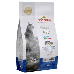 Almo Nature HFC Longevity Sterilized, bass morski i dorada - 1,2 kg - Mokra karma dla kotów - miniaturka - grafika 1