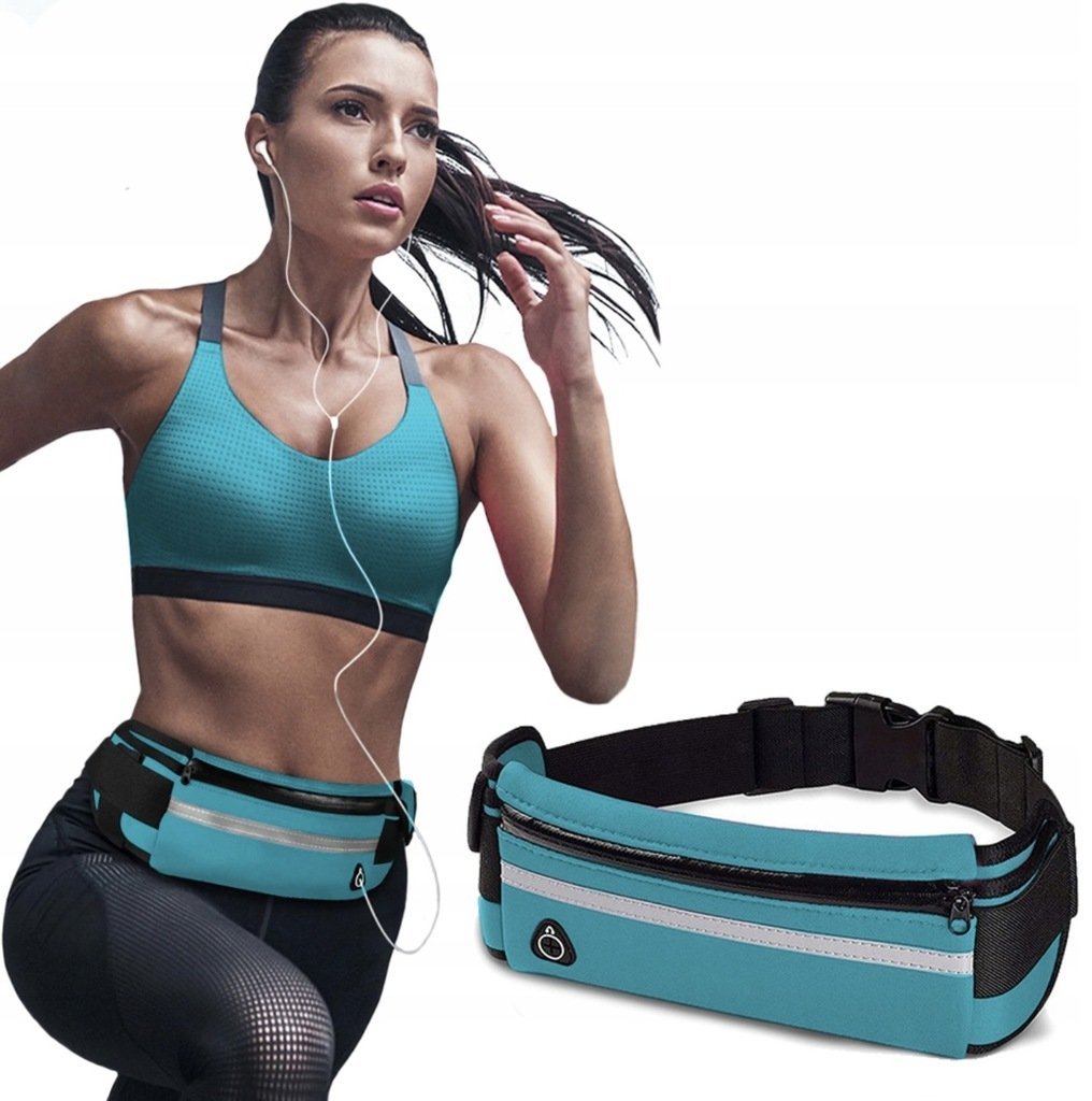 ETUI sportowe na PAS NERKA DO BIEGANIA na telefon POKROWIEC sport NIEBIESKI