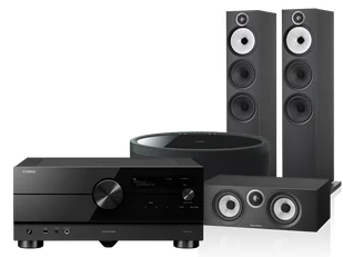 Kino domowe Yamaha RX-A6A (czarny) + 603 S3 + HTM6 S3 + MusicCast 50 (czarny) - Kino domowe - miniaturka - grafika 1