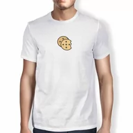 Koszulki męskie - Green Fish, Basic męski T-shirt, 100% bawełna, Regular Fit, Digital Icon Printed, rozmiar: M, kolor: biały, biały, M - miniaturka - grafika 1