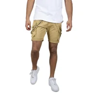 Odzież taktyczna i umundurowanie - Spodenki Alpha Industries Utility Short 116213 14 - Piaskowe RATY 0% | PayPo | GRATIS WYSYŁKA | ZWROT DO 100 DNI - miniaturka - grafika 1