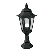 Lampy ogrodowe - Elstead Lighting Parish Pedestal Lantern Black PR4 BLACK Lampa stojąca ogrodowa słupek latarnia IP44 stylowa PR4 BLACK ) - miniaturka - grafika 1