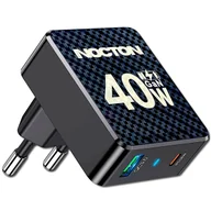 Ładowarki do telefonów - ŁADOWARKA SIECIOWA DO IPHONE 16 40W GaN USB Typ C|USB QC 4.0 PD do TELEFONU - miniaturka - grafika 1