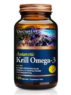 Zdrowa żywność - Doctor Life Doctor Life Antarctic Krill Omega-3 szybko przyswajalne omega-3 z fosfolipidami i astaksantyną suplement diety 120 kapsułek - miniaturka - grafika 1