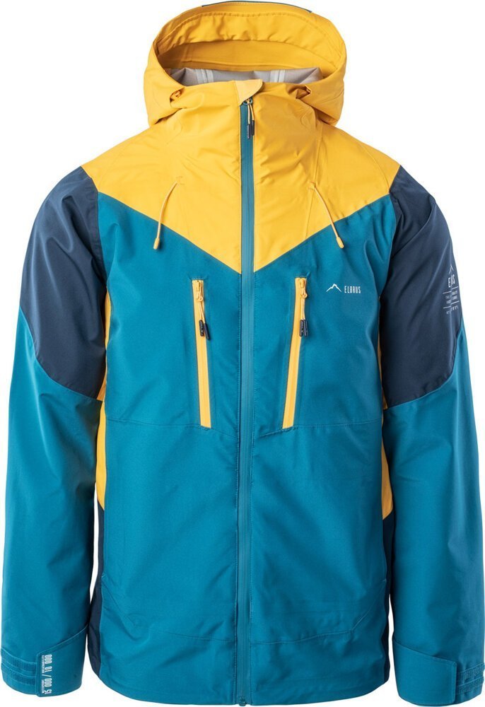 Kurtka męska Elbrus Męska kurtka przejściowa Elbrus Malaspina II turkusowo-żółta rozmiar S