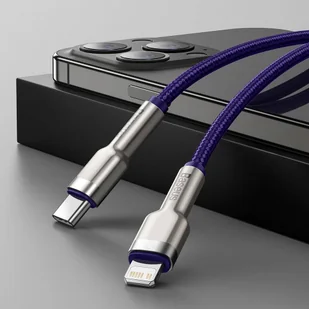 Baseus Cafule Metal Data kabel USB Typ C - Lightning 20 W Power Delivery 2 m fioletowy (CATLJK-B05) hurtel-66687-0 - Kable USB - miniaturka - grafika 27