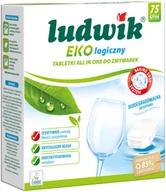 Środki do zmywarek - Tabletki ekologiczne do zmywarek Ludwik All in one 75 szt. - miniaturka - grafika 1