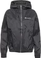 Kurtki damskie - Champion Damska kurtka z kapturem Legacy Outdoor powlekana nylonowa, czarna, XS - miniaturka - grafika 1