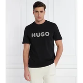 Koszulki męskie - HUGO T-shirt Drochet | Regular Fit - miniaturka - grafika 1