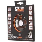 Akcesoria do elektronarzędzi - FASTER TOOLS Tarcza diamentowa Super turbo 125 x 22,2 mm - miniaturka - grafika 1