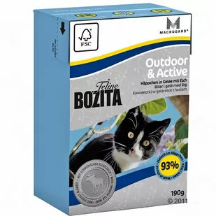 Bozita Feline Outdoor & Active - 6 x 190 g - Mokra karma dla kotów - miniaturka - grafika 1