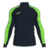 Bluzy męskie - Joma Bluza męska Elite Ix, czarna/neonowa zieleń, XXS - miniaturka - grafika 1