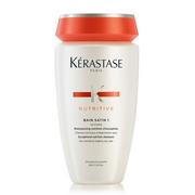 Szampony do włosów - Kerastase Nutritive Irisome Bain Satin 1 kąpiel odżywcza włosy suche i cienkie 250ml - miniaturka - grafika 1