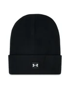 Czapki męskie - Under Armour Czapka Halftime Cuff 1373155-001 Czarny - miniaturka - grafika 1