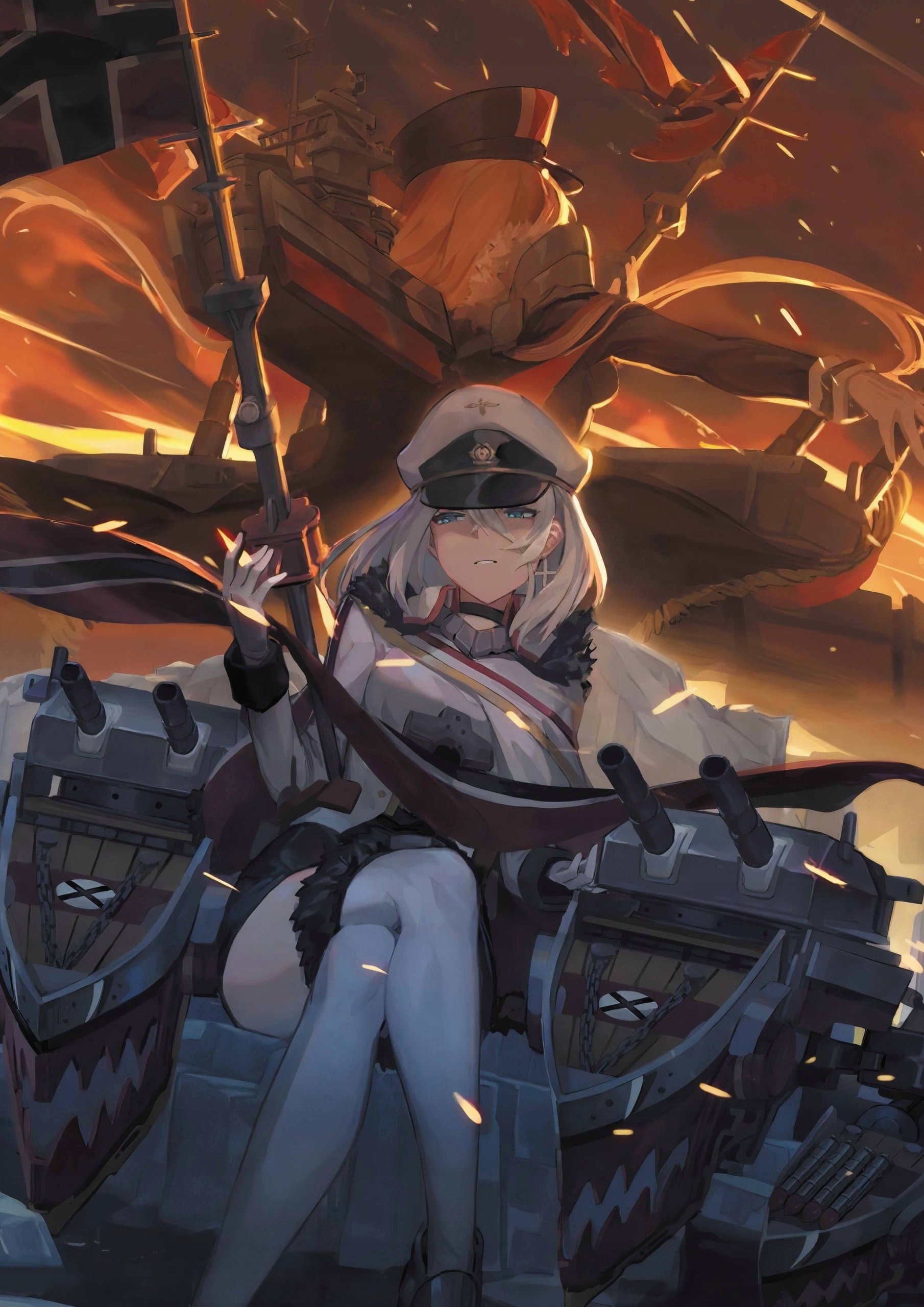 Plakat A2 anime gra Azur Lane