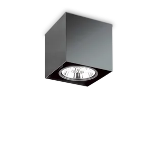 Ideal Lux Oprawa sufitowa MOOD PL1 D09 SQUARE czarna 243948 243948/IL - Lampy sufitowe Ideal Lux Oprawa sufitowa MOOD PL1 D09 SQUARE czarna 243948 243948/IL - Lampy sufitowe - miniaturka - grafika 1
