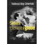 Felietony i reportaże - Ciekawe Miejsca Słowa cienkie i grube - Tadeusz Boy-Żeleński - miniaturka - grafika 1
