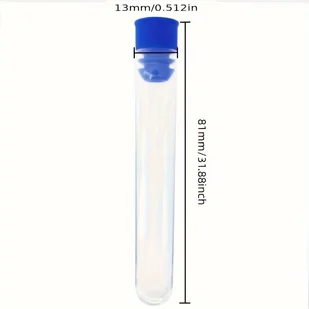 szt. 10 ml/16 ml Artykuły na imprezę naukową — przezroczyste plastikowe probówki z pokrywkami do eksperymentów i smakołyków - Inne - miniaturka - grafika 1