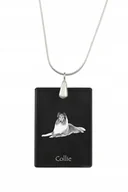 Naszyjniki - Owczarek szkocki Collie Kryształowy naszyjnik - miniaturka - grafika 1