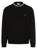 Bluzy męskie - Lacoste Bluza męska Mężczyźni czarny jednolity, 4 - miniaturka - grafika 1