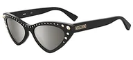 Okulary przeciwsłoneczne - Moschino Okulary przeciwsłoneczne damskie, 807/Ir Black, 53 - miniaturka - grafika 1