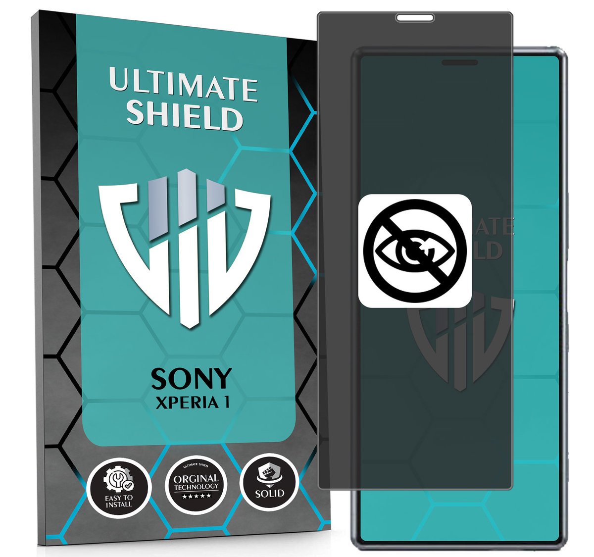 NAJLEPSZA FOLIA 5D ANTYSZPIEGOWSKA DO SONY XPERIA 1 HYDROŻELOWA MATOWA