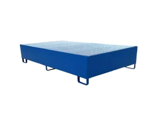 Wanna Wychwytowa Pmc2 Podwójna Powyżej 401 L. Stal Lakierowana 2 Pojemniki Ibc Pomarańczowy 230 Cm × 130 Cm × 43 Cm - Pojemniki przemysłowe - miniaturka - grafika 1