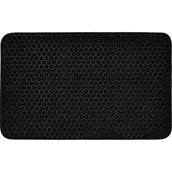 Dywaniki łazienkowe - Dywanik łazienkowy Bologna 50 x 80 cm czarny - miniaturka - grafika 1