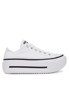 Converse Trampki Chuck Taylor All Star Lift Double Stack Platform A15491C Biały - Trampki damskie - miniaturka - grafika 1