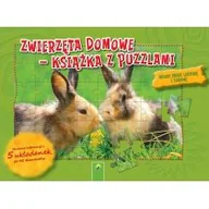 Książki edukacyjne - Książka z puzzlami. Zwierzęta domowe - miniaturka - grafika 1