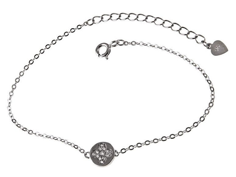 BTANSOLETA KONICZYNKA Z CYRKONIAMI b0577 - 1,3g.