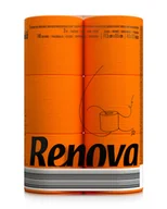 Papier toaletowy - Renova Papier toaletowy pomarańczowy 6 rolek - miniaturka - grafika 1