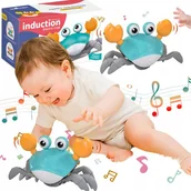 Zabawki sensoryczne - Uciekający Pełzający Krab Chodzący Zabawka Interaktywna Dla Dziecka Led Xl - miniaturka - grafika 1