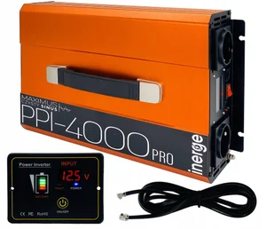 Przetwornica Napięcia Maximus Pro 12V 230V 4000VA 2000W Czysty Sinus Pilot - Przetwornice samochodowe - miniaturka - grafika 1